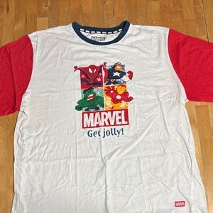 Marvel Get Jolly holiday Tshirt